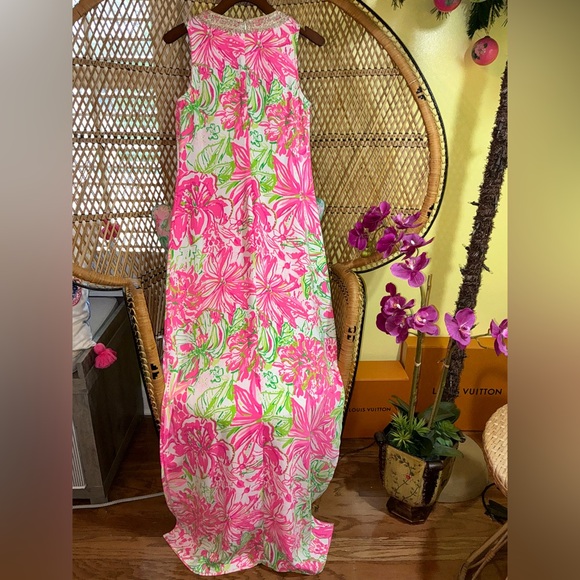 Lilly Pulitzer NWT 🦄 Carlotta Maxi Dress PRICE FIRM! Koala Me Maybe - Picture 15 of 16